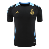 Maillot d'entraînement d'avant-match de l'Argentine pour la Copa America 2024 - Noir
